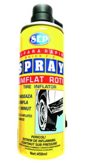 Spray pentru reparat anvelope 450 ml